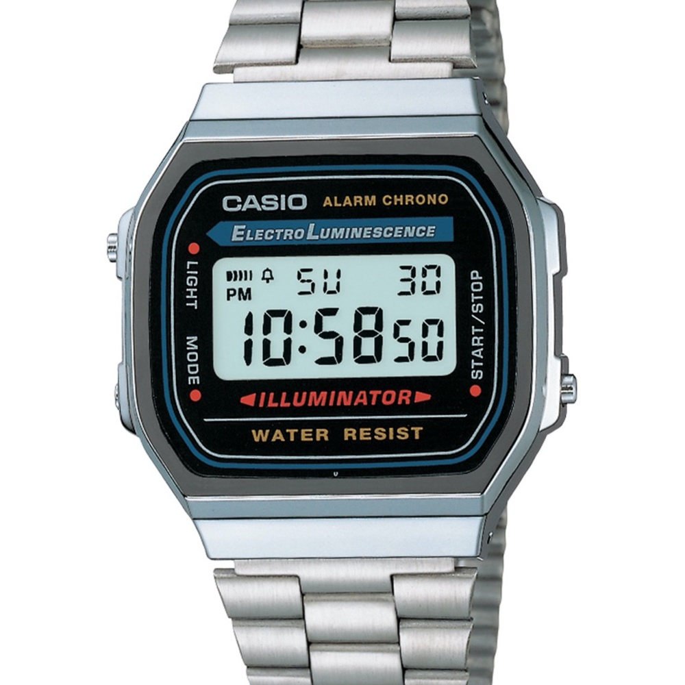 Casio Unisex Digital Stainless Steel Watch